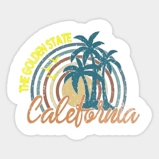 California the golden state Sticker